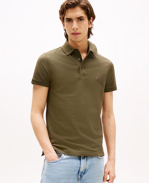Tommy Hilfiger Men's 1985 Slim Fit Polo Shirt Men's Fashion & Accessories