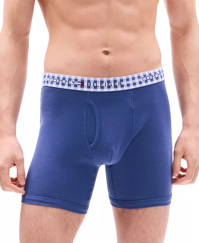 Tommy Hilfiger Men's 3-Pk. Cotton Classics Boxer Briefs Men's Fashion & Accessories