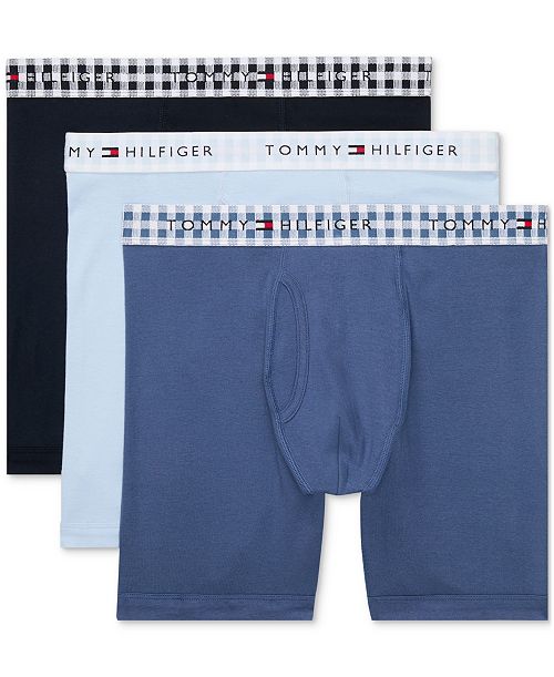 Tommy Hilfiger Men's 3-Pk. Cotton Classics Boxer Briefs Men's Fashion & Accessories