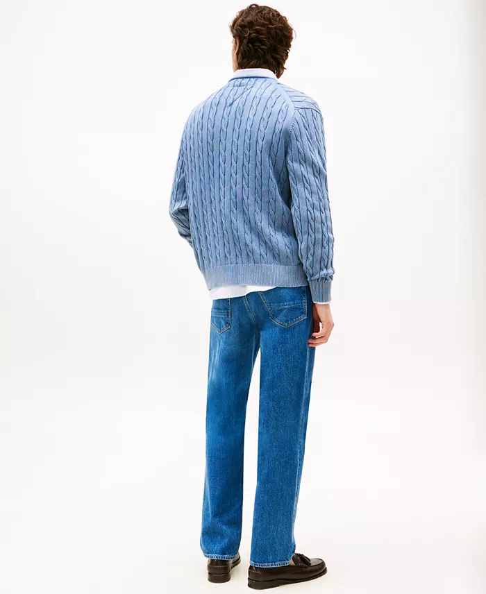 Tommy Hilfiger Men's Classic Cable Knit Cardigan Men's Fashion & Accessories