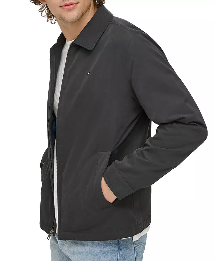 Tommy Hilfiger Men's Lightweight Full Zip-Front Jacket Men's Fashion & Accessories