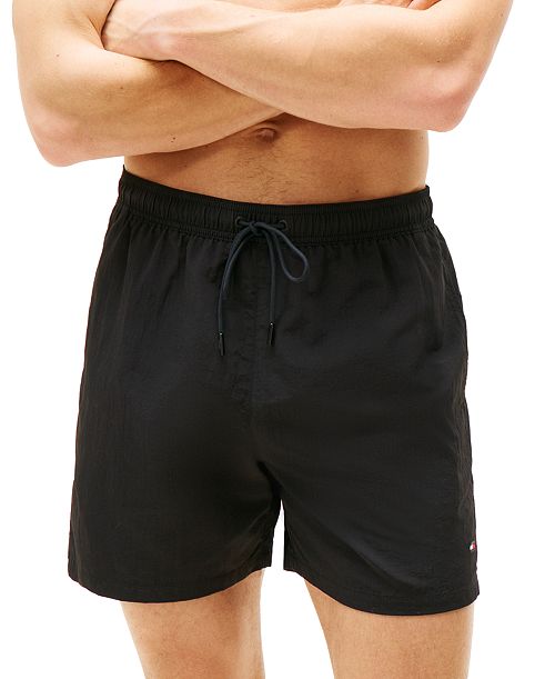 Tommy Hilfiger Men's Long Drawstring 7" Swim Trunks Men's Fashion & Accessories