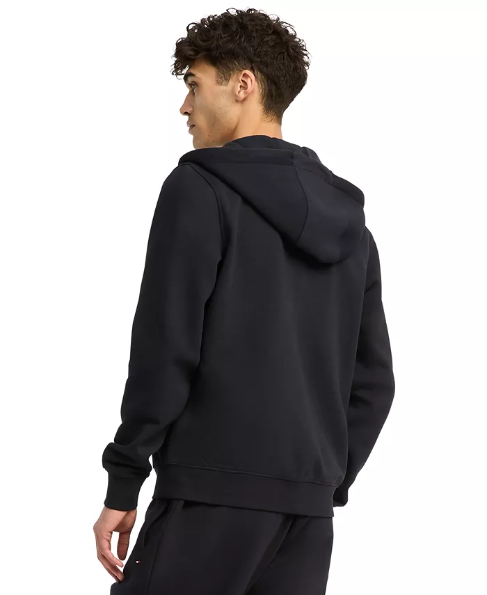 Tommy Hilfiger Men's Long Sleeve Zip-Front Flag Logo Hoodie Men's Fashion & Accessories