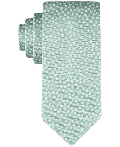 Tommy Hilfiger Men's Mini-Floral Tie Men's Fashion & Accessories