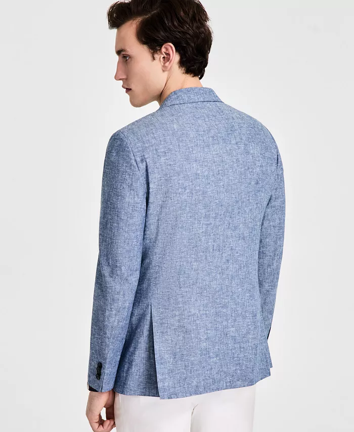 Tommy Hilfiger Men's Modern-Fit Linen Sport Coat Men's Fashion & Accessories