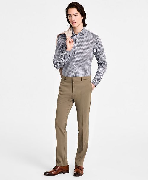Tommy Hilfiger Men's Modern-Fit Solid Dress Pants Men's Fashion & Accessories