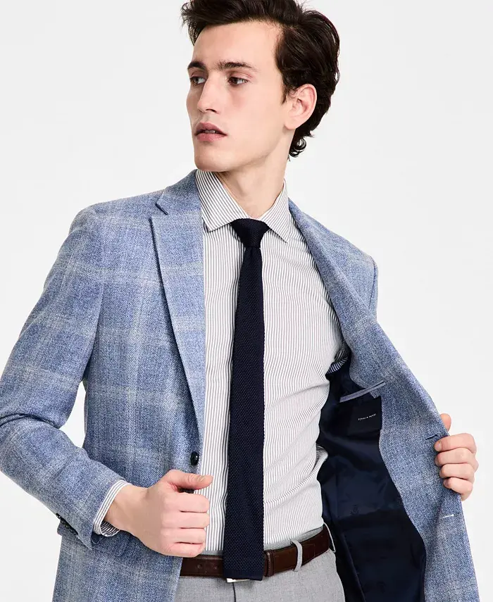 Tommy Hilfiger Men's Modern-Fit Sport Coat Men's Fashion & Accessories