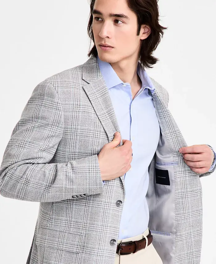 Tommy Hilfiger Men's Modern-Fit Sport Coat Men's Fashion & Accessories