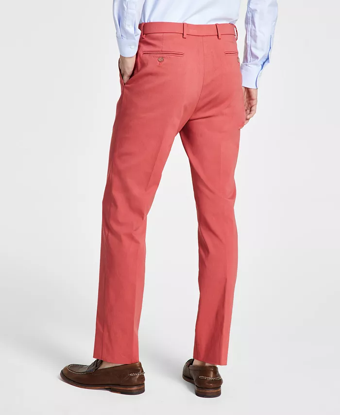 Tommy Hilfiger Men's Modern-Fit TH Flex Stretch Solid Performance Pant Men's Fashion & Accessories