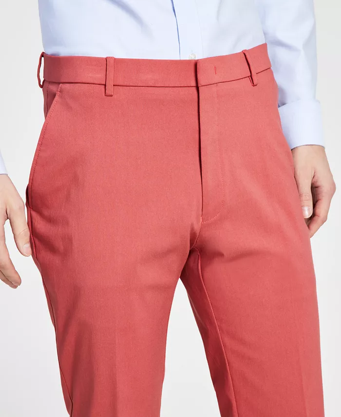 Tommy Hilfiger Men's Modern-Fit TH Flex Stretch Solid Performance Pant Men's Fashion & Accessories