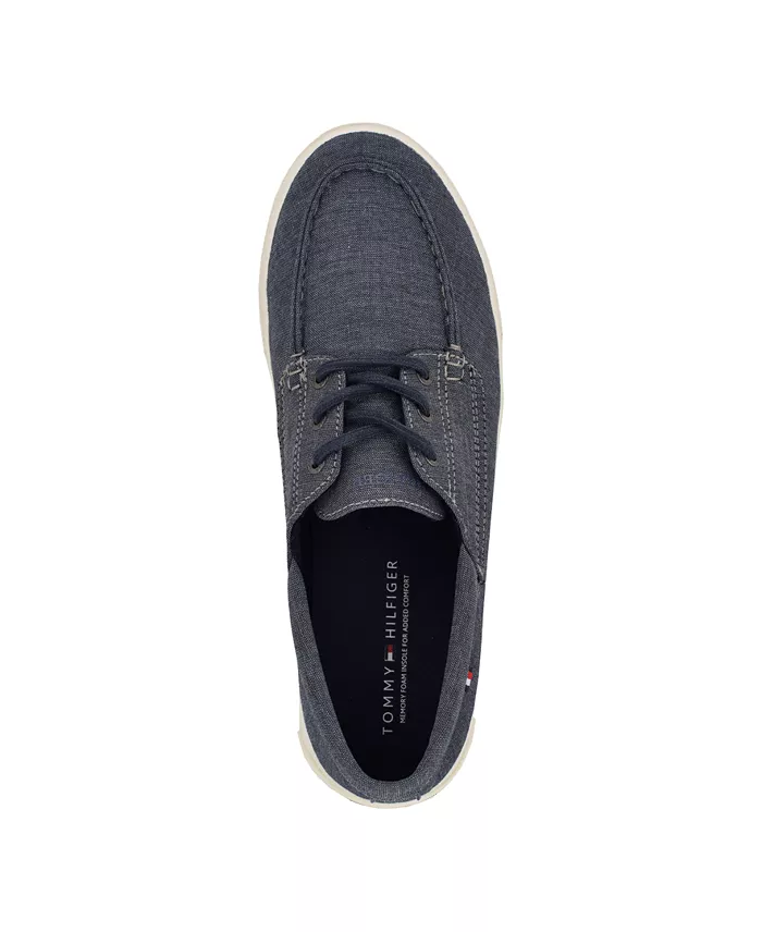 Tommy Hilfiger Men's Relenn Three Eye Boat Sneakers Men's Shoes