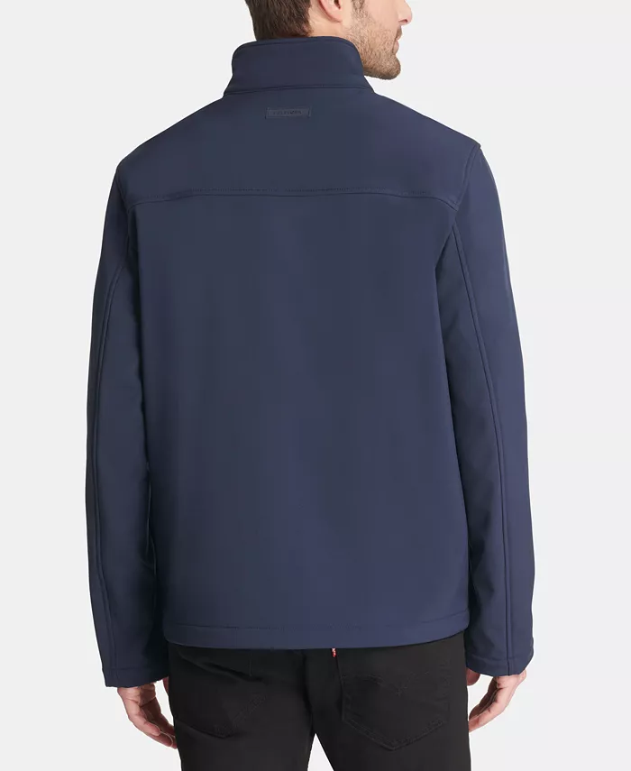 Tommy Hilfiger Men's Soft-Shell Classic Zip-Front Jacket Men's Fashion & Accessories