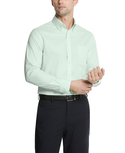 Tommy Hilfiger Men's TH Flex Slim Fit Stretch Oxford Dress Shirt Men's Fashion & Accessories