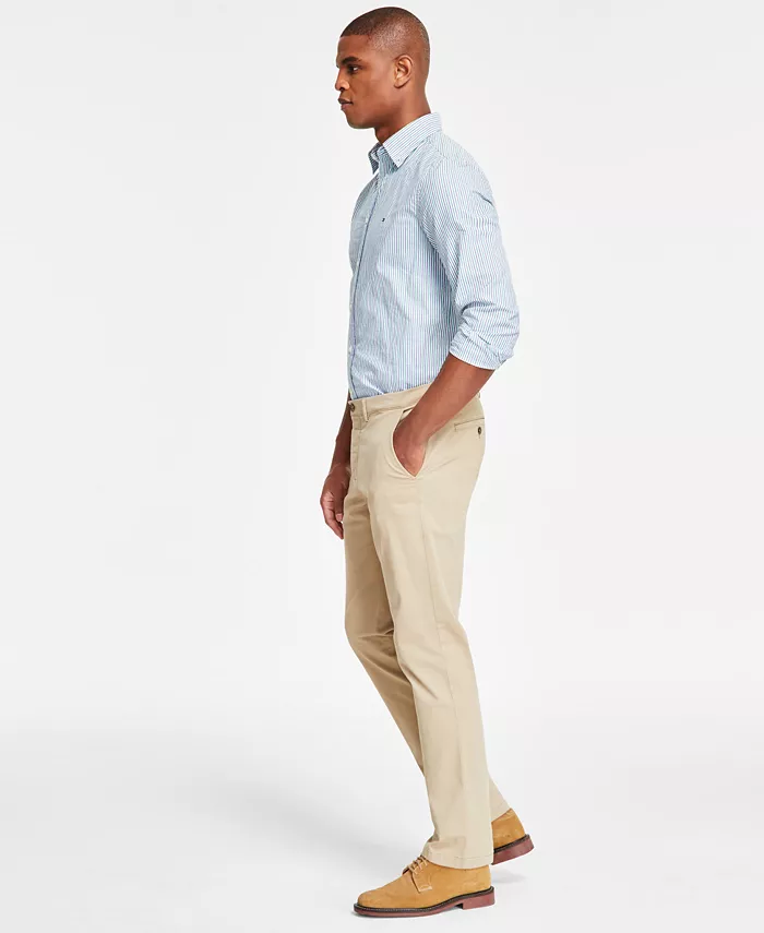 Tommy Hilfiger Men's TH Flex Stretch Regular-Fit Chino Pant Men's Fashion & Accessories