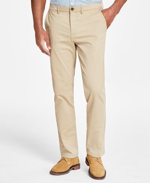 Tommy Hilfiger Men's TH Flex Stretch Regular-Fit Chino Pant Men's Fashion & Accessories