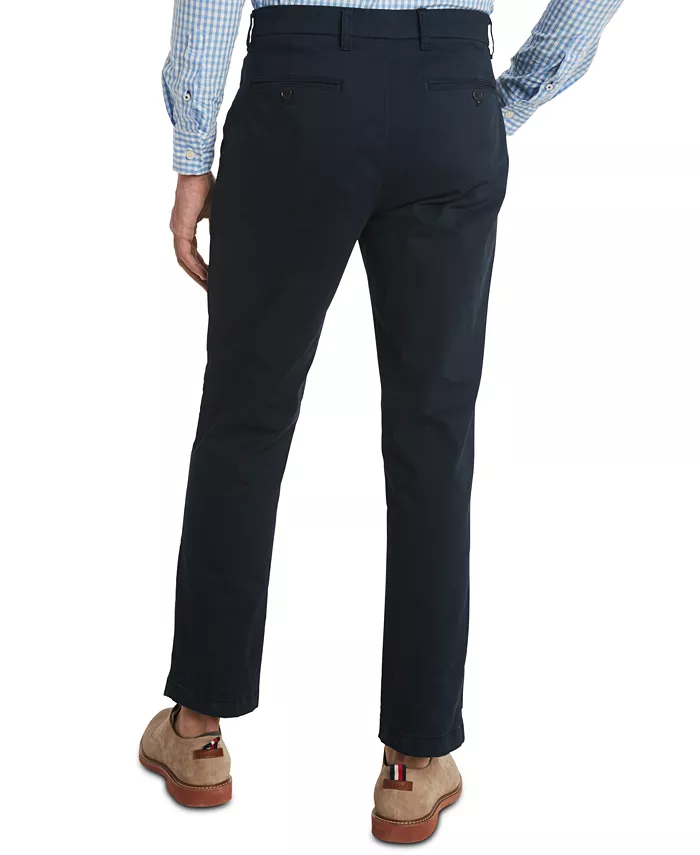 Tommy Hilfiger Men's TH Flex Stretch Slim-Fit Chino Pants Men's Fashion & Accessories
