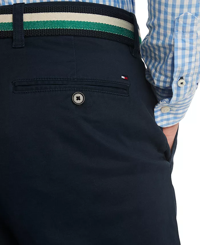 Tommy Hilfiger Men's TH Flex Stretch Slim-Fit Chino Pants Men's Fashion & Accessories
