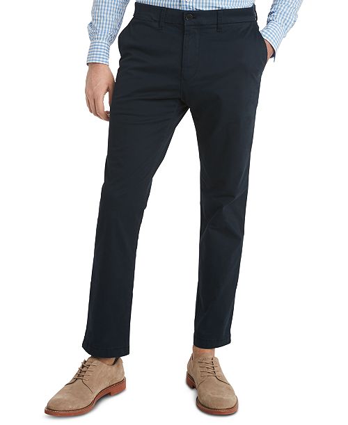 Tommy Hilfiger Men's TH Flex Stretch Slim-Fit Chino Pants Men's Fashion & Accessories