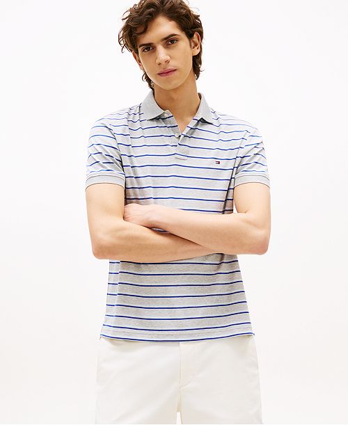 Tommy Hilfiger Men's Ultra Soft Liquid Cotton Polo Shirts Men's Fashion & Accessories
