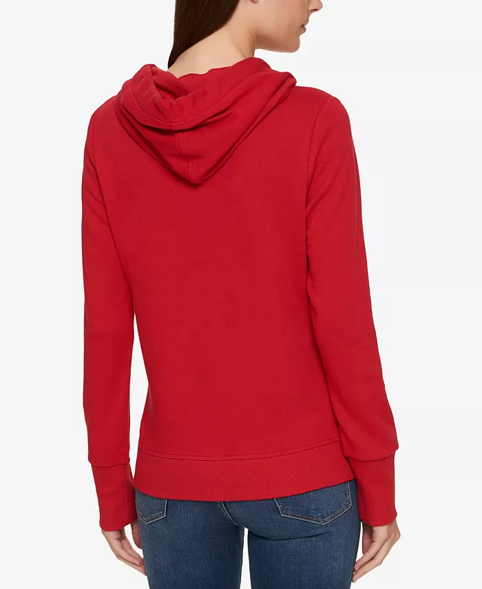 Tommy Hilfiger Women's French Terry Hoodie Created For Macy's Women's Fashion Shoes & Accessories