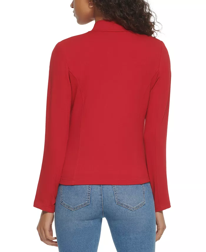 Tommy Hilfiger Women's Military Band Jacket Women's Fashion Shoes & Accessories