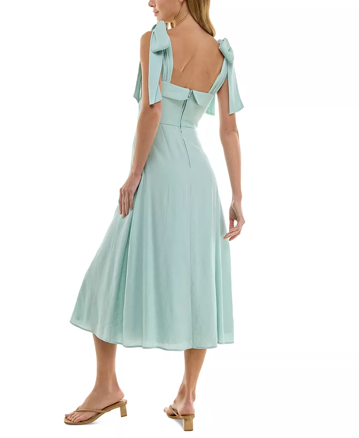Trixxi Juniors' Tie-Shoulder Midi Dress Juniors'