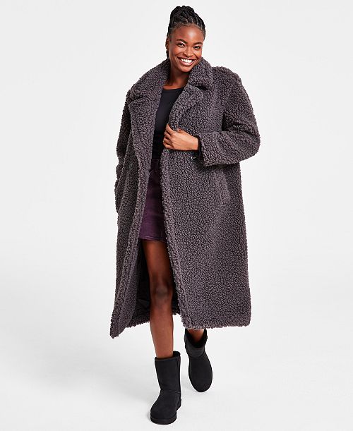UGG® Women's Gertrude Teddy Coat Women's Fashion Shoes & Accessories