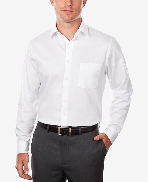 Van Heusen Men's Classic/Regular Fit Stretch Wrinkle Free Sateen Dress Shirt Men's Fashion & Accessories