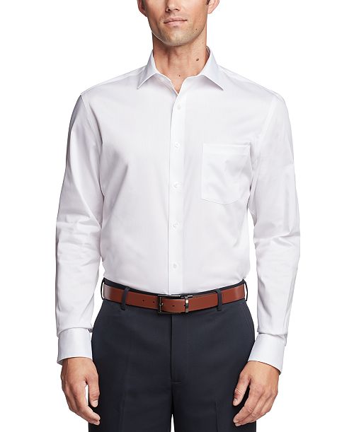 Van Heusen Men's Regular-Fit Ultraflex Dress Shirt Men's Fashion & Accessories