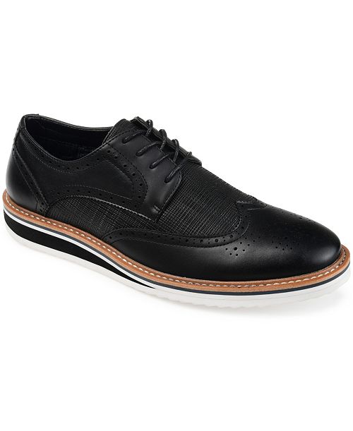 Vance Co. Men's Warrick Wingtip Derby Shoes Men's Shoes