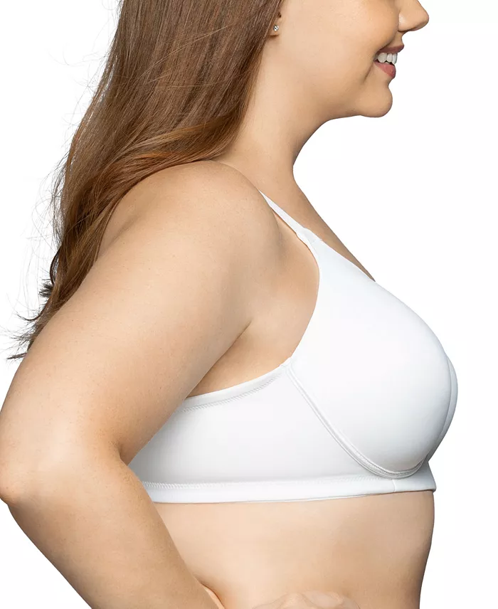 Vanity Fair Full Figure Beauty Back Smoother Wireless Bra 71380 Women's Fashion Shoes & Accessories