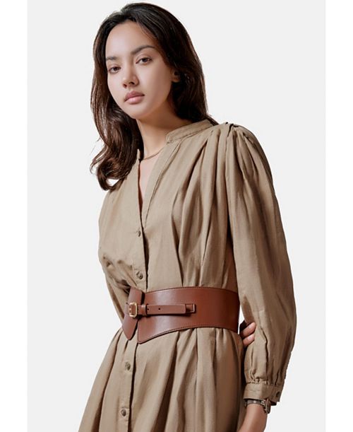 Victoria Hyde London Women's Wide Stretch Belt Pin buckle Victoria Hyde Noa Women's Fashion Shoes & Accessories