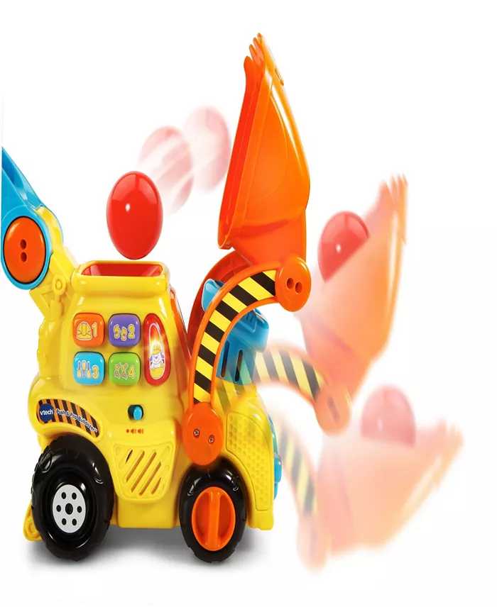 VTech Pop-a-Balls Push Pop Bulldozer All Toys