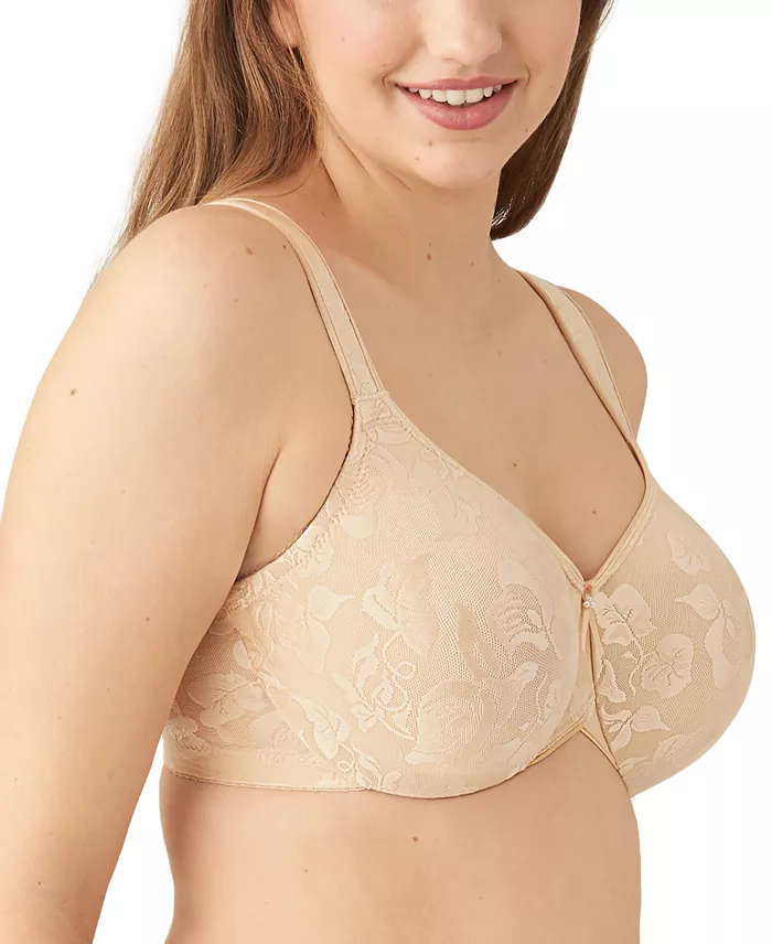 Wacoal Awareness Full Figure Seamless Underwire Bra 85567 Up To I Cup Women's Fashion Shoes & Accessories