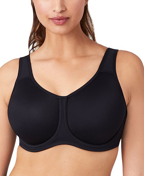 Wacoal Simone Sport Hight Impact Underwire Bra 855170 Up to I Cup Women's Fashion Shoes & Accessories