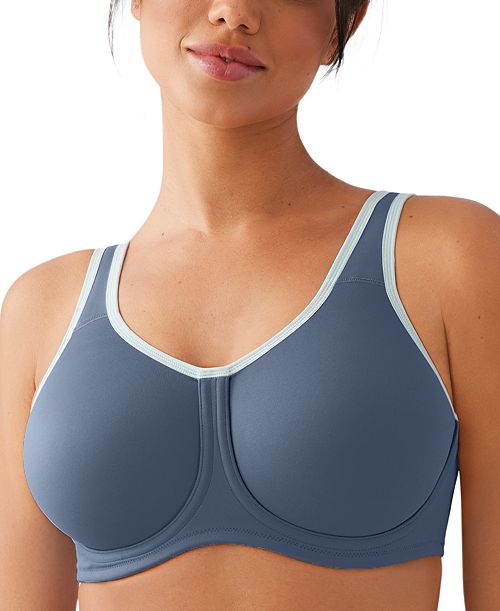Wacoal Simone Sport Hight Impact Underwire Bra 855170 Up to I Cup Women's Fashion Shoes & Accessories