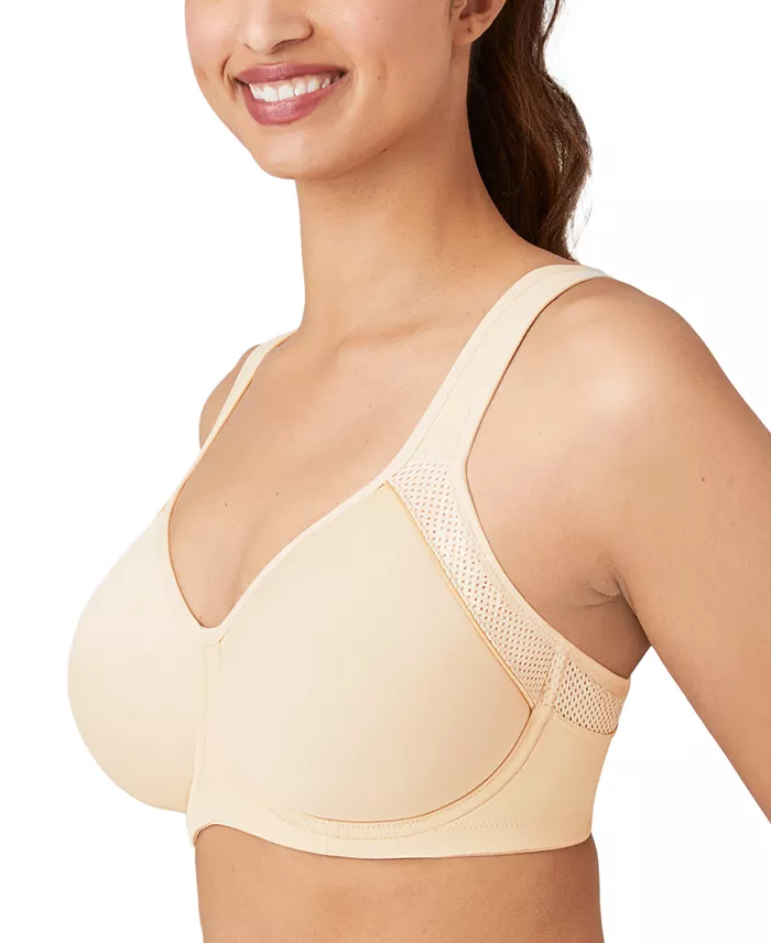 Wacoal Women's Contrast Trim Contour Sport Bra 853302 Women's Fashion Shoes & Accessories