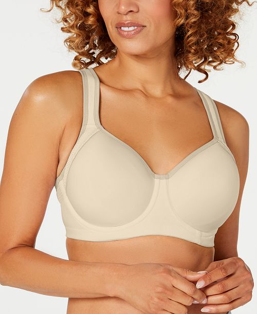 Wacoal Women's Contrast Trim Contour Sport Bra 853302 Women's Fashion Shoes & Accessories