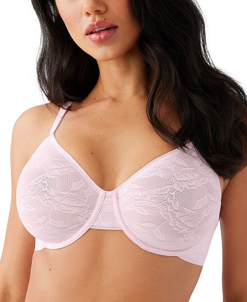 Wacoal Women's High Profile Floral Lace Underwire Bra Women's Fashion Shoes & Accessories