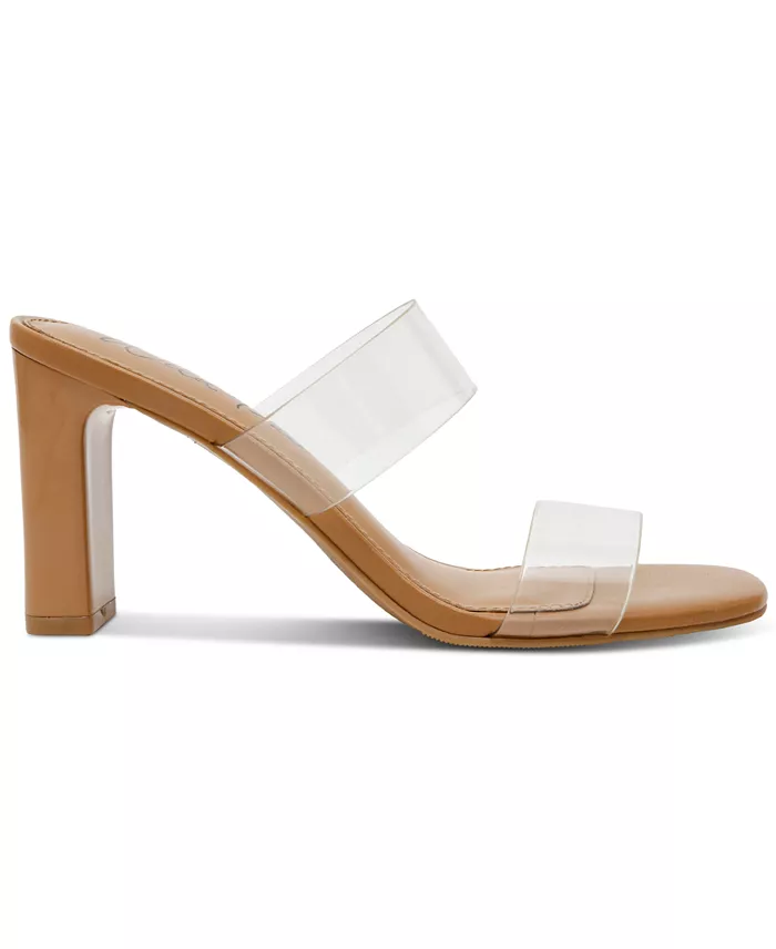Wild Pair Zandria Two-Piece Clear Vinyl Dress Sandals Created For Macy's Women's Fashion Shoes & Accessories