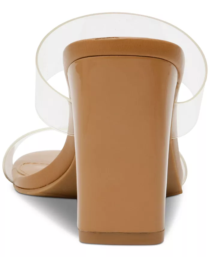 Wild Pair Zandria Two-Piece Clear Vinyl Dress Sandals Created For Macy's Women's Fashion Shoes & Accessories