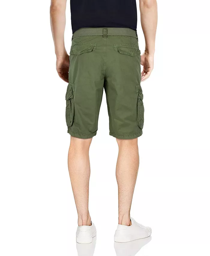 X-Ray Men's Belted Double Pocket Cargo Shorts Men's Fashion & Accessories